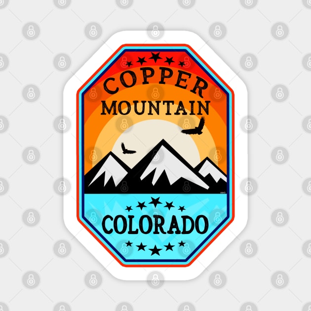 Copper Mountain Colorado Skiing Mountain Sunrise Sticker by DD2019